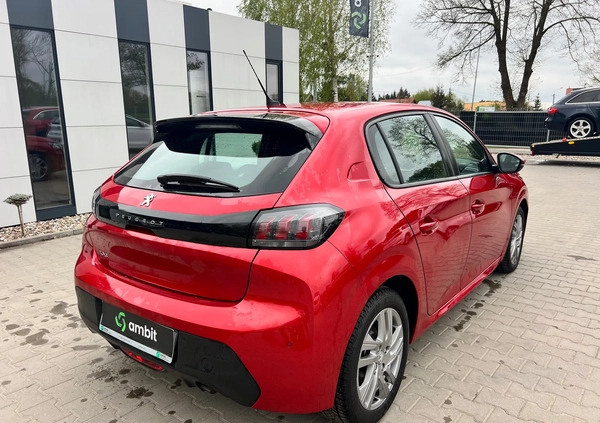 Peugeot 208 cena 48900 przebieg: 45090, rok produkcji 2020 z Świerzawa małe 172